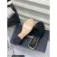 Chanel Camellia Embossed Logo Flat Mules Black 2023