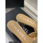 Chanel Camellia Embossed Logo Heel Mules Gold 2023