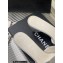 Chanel Camellia Embossed Logo Heel Mules Silver 2023
