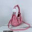 Prada Moon Re-Nylon and leather Bag 1BA381 Pink