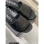 Chanel Camellia Embossed Logo Heel Mules Black 2023