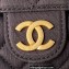 Chanel Wool Jersey Small Hobo Bag AS3710 Black 2023