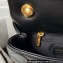 Chanel Leather Small Flap Bag with Top Handle AS3749 Black 2023