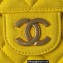 Chanel Wool Jersey Medium Hobo Bag AS3690 Yellow 2023