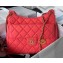 Chanel Wool Jersey Large Hobo Bag AS3693 Dark Pink 2023