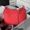 Chanel Wool Jersey Large Hobo Bag AS3693 Dark Pink 2023