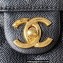 Chanel Grained Calfskin Small Vanity Case Bag AS3729 Black 2023