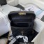 Chanel Grained Calfskin Small Vanity Case Bag AS3729 Black 2023