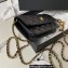 Chanel Flap Phone Holder with Chain AP3071 Black 2023