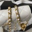 Chanel Flap Phone Holder with Chain AP3071 White 2023