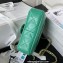 Chanel Leather Small Flap Bag with Top Handle AS3749 Green 2023