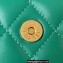 Chanel Flap Phone Holder with Chain AP3071 Green 2023