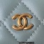 Chanel Flap Phone Holder with Chain AP3071 Gray 2023