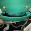 Chanel Leather Small Flap Bag with Top Handle AS3749 Green 2023