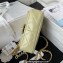Chanel Leather Small Flap Bag with Top Handle AS3749 Light Green 2023