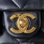 Chanel Leather Mini Flap Bag with Top Handle AS3748 Black 2023