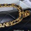 Chanel Leather Mini Flap Bag with Top Handle AS3748 Black 2023