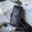 Chanel Leather Mini Flap Bag with Top Handle AS3748 Black 2023