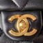 Chanel Leather Small Flap Bag with Top Handle AS3749 Black 2023