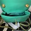 Chanel Leather Mini Flap Bag with Top Handle AS3748 Green 2023