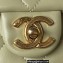 Chanel Leather Mini Flap Bag with Top Handle AS3748 Light Green 2023