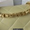 Chanel Leather Mini Flap Bag with Top Handle AS3748 Light Green 2023