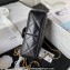 Chanel Leather Small Flap Bag with Top Handle AS3749 Black 2023