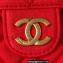 Chanel Wool Jersey Small Hobo Bag AS3710 Red 2023