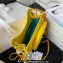 Chanel Wool Jersey Small Hobo Bag AS3710 Yellow 2023