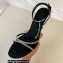 Alexander Wang Heel 8cm DAHLIA Sandals In CRYSTAL Black 2023