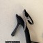 Alexander Wang Heel 8cm DAHLIA Sandals In CRYSTAL Black 2023