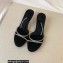 Alexander Wang Heel 5cm DAHLIA Sandals In CRYSTAL Black 2023