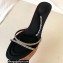 Alexander Wang Heel 5cm DAHLIA Sandals In CRYSTAL Black 2023