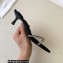 Alexander Wang Heel 5cm DAHLIA Sandals In CRYSTAL Black 2023