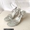 Alexander Wang Heel 8cm DAHLIA Sandals In CRYSTAL Gray 2023