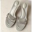 Alexander Wang Heel 5cm DAHLIA Sandals In CRYSTAL Gray 2023