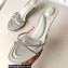 Alexander Wang Heel 5cm DAHLIA Sandals In CRYSTAL Gray 2023