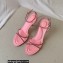 Alexander Wang Heel 8cm DAHLIA Sandals In CRYSTAL Pink 2023