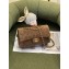 Chanel Classic Flap Handbag A01112 Suede Brown 2023