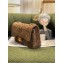 Chanel Classic Flap Handbag A01112 Suede Brown 2023