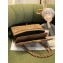Chanel Classic Flap Handbag A01112 Suede Brown 2023