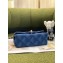 Chanel Small Classic Flap Handbag Denim Dark Blue 2023