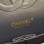 Chanel Medium Classic Flap Handbag A01112 Denim Dark Blue 2023