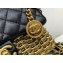 Chanel Gold Metal Lambskin Small Evening Bag AS3713 2023