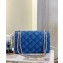 Chanel Medium Classic Flap Handbag A01112 Denim Light Blue 2023