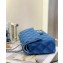 Chanel Medium Classic Flap Handbag A01112 Denim Light Blue 2023