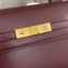 Saint Laurent manhattan small shoulder bag in leather 675626 Burgundy