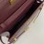 Saint Laurent manhattan small shoulder bag in leather 675626 Burgundy