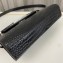 Saint Laurent manhattan small shoulder bag in crocodile-embossed leather 675626 Black/Silver