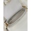 Fendi Iconic Medium Baguette Bag with laser cut Baguette lettering shoulder strap White 2023